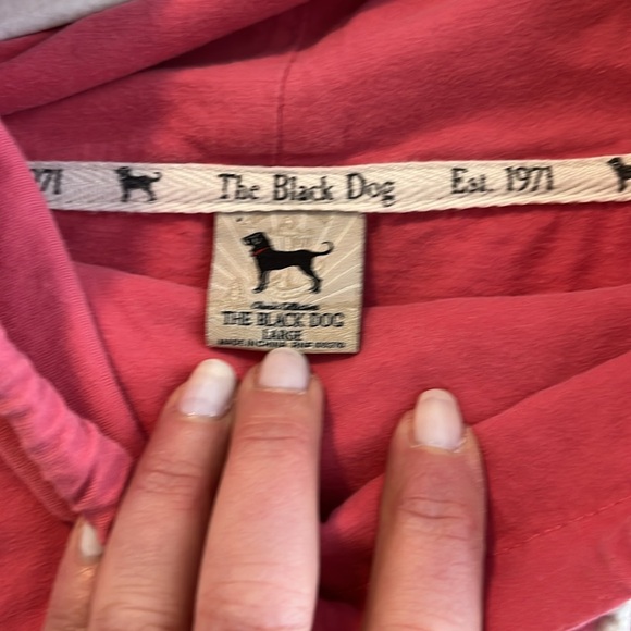Black Dog Off the Leash Cowl Neck Shirt - Picture 3 of 5